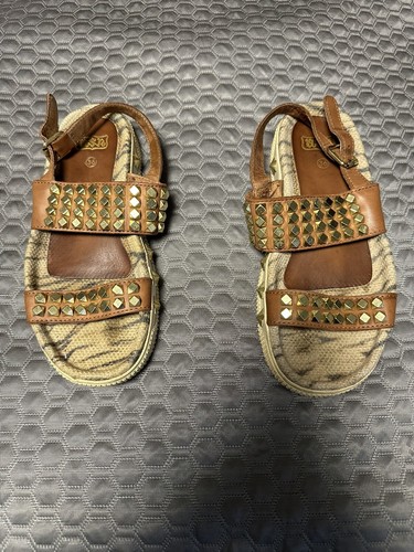 Asn Women Sandals Brown /beige Size 36 - Picture 2 of 9