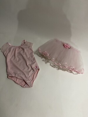 Future Star XS 4/5 Pink Leotard & Tutu Set Capezio Ballet Tap Jazz EUC