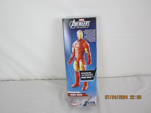 Figura de acción Avengers Series Marvel Assemble Titan Hero Iron Man 12" - Imagen 11 de 11
