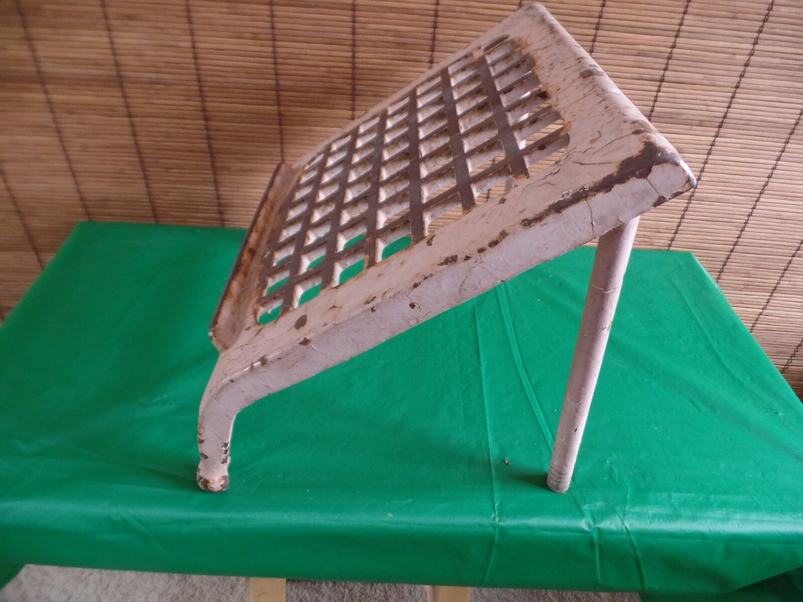 ANTIQUE Emil J. Paidar Barber Chair Footrest Foot Rest ORIGINAL