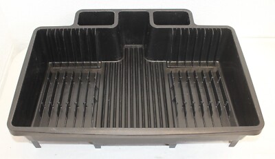 Vintage BLACK Rubbermaid Dish Drip Air Dry Drainer Large Plastic Drying  Rack EUC