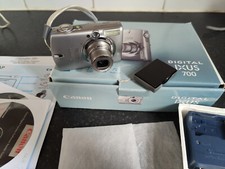 Canon Ixus 700 7.1 MP Compact Digital Camera Boxed + extra battery + 8GB SD CCD