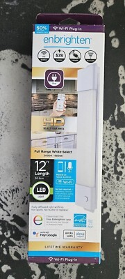 Jasco Enbrighten Wi-Fi Smart Plug-in LED Under Cabinet Light Bar Light