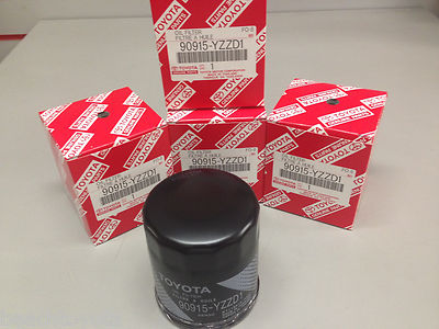 TOYOTA  LEXUS OEM OIL FILTER 90915-YZZD1 SET OF 4 GENUINE TOYOTA PARTS!