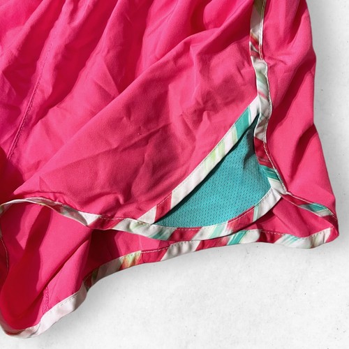 Nike Girls Size Large Dri-Fit Lined Running Shorts Pink w/ Drawstring - Picture 8 of 9
