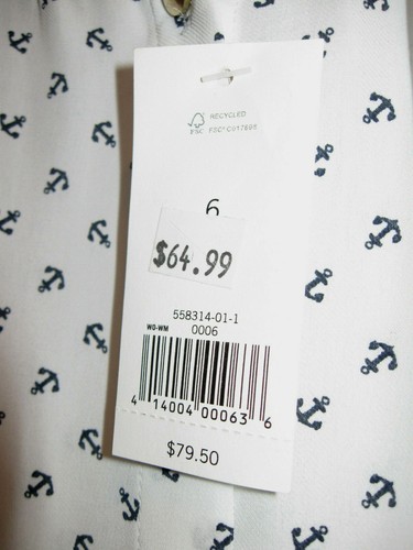 Blusa Banana Republic stampa ancora taglia 6 - Foto 4 di 8