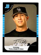 Troy Tulowitzki Prospect 2005 Bowman Draft First Year #105 Baseball Card