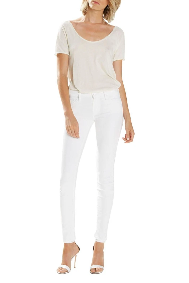 Mother the looker crop skinny cheap jeans