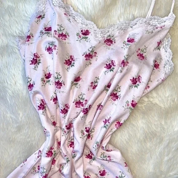 UNDERCOVER Abito slip Victoria's Secret Y2K floreale in cotone