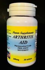 Arthritis aid, glucosamine chondroitin, pain. Made in USA -  30 to 90 tablets.