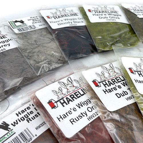 HARE'E WIGGLE DUB - Material de doblaje para atar moscas hareline - ¡12 colores disponibles! - Imagen 2 de 14