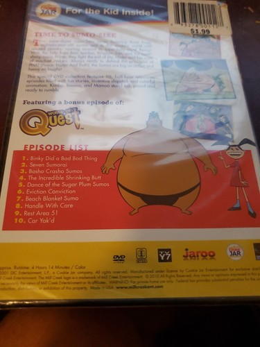 FastShipping🇺🇸 Super Duper Sumos They've Got Guts 10 Eps (1 DVD) New - Picture 2 of 2