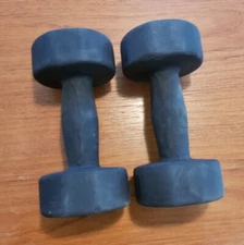 Sports Authority 12lb pair Coated Dumbbells THICK ergo grip 24 pounds total