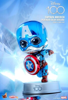 Disney 100 Hot Toys COSB1072 Platinum Color Ver. Captain America