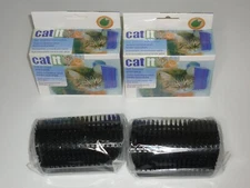 Cat It Cat Self Groomers with Catnip Scratcher Wall Brush New Set of 2 Black