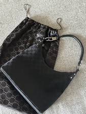 Black gucci bag women authentic used