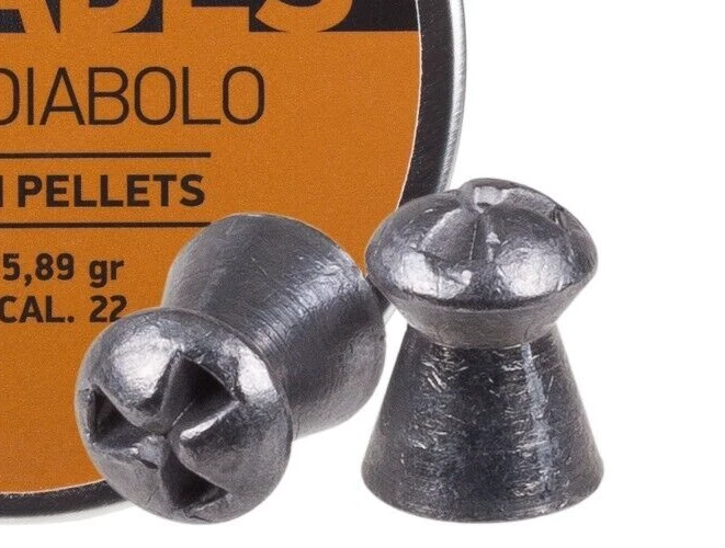 Pistola de aire comprimido premium calibre .22 JSB Match 500 unidades HADES punta hueca 5,5 mm Foto 3 de 3