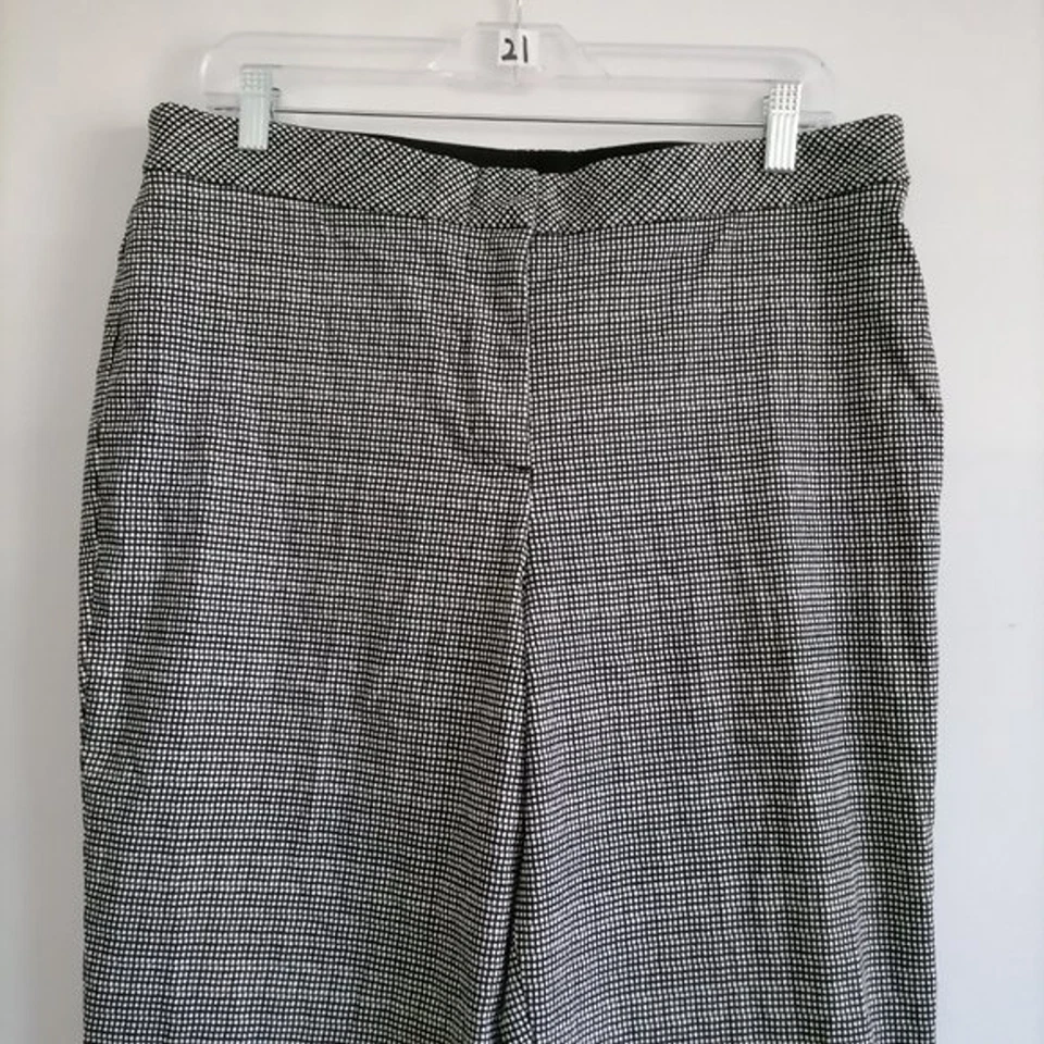 Pantalones estampados negros para mujer Investments talla 16R Foto 3 de 4