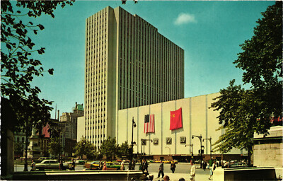 Coliseum Columbus Circle New York City Postcard Unposted