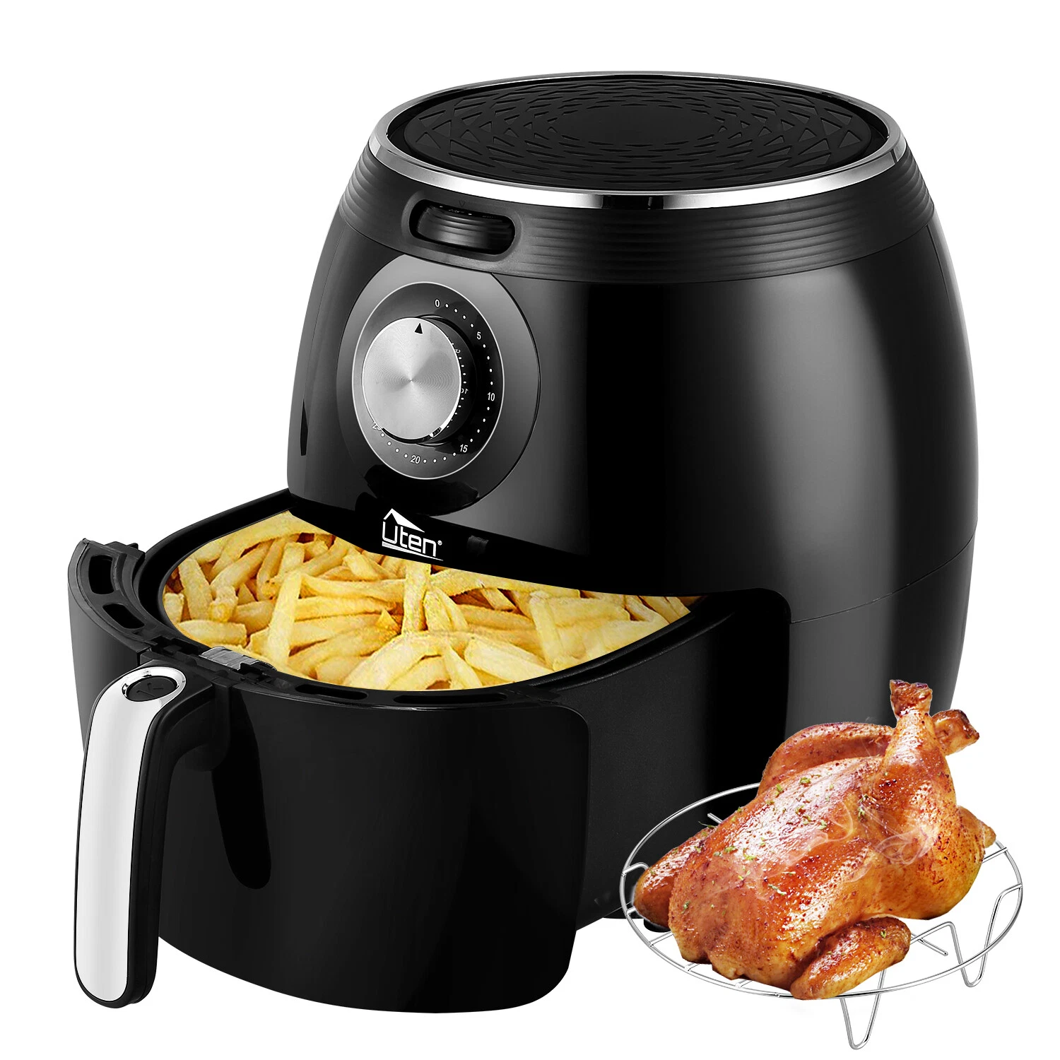 UTEN Electric Air Fryer Oven Digital Touch Screen Cooker W/Temp Control & Timer
Opens in a new windo