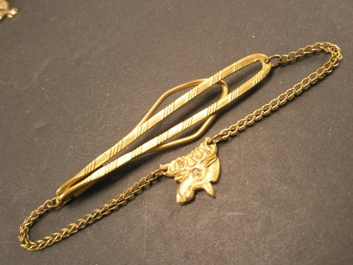 LOOM Moose International Lodge ANTIQUE Vintage PENDANT Tie Bar Clip - Picture 4 of 6