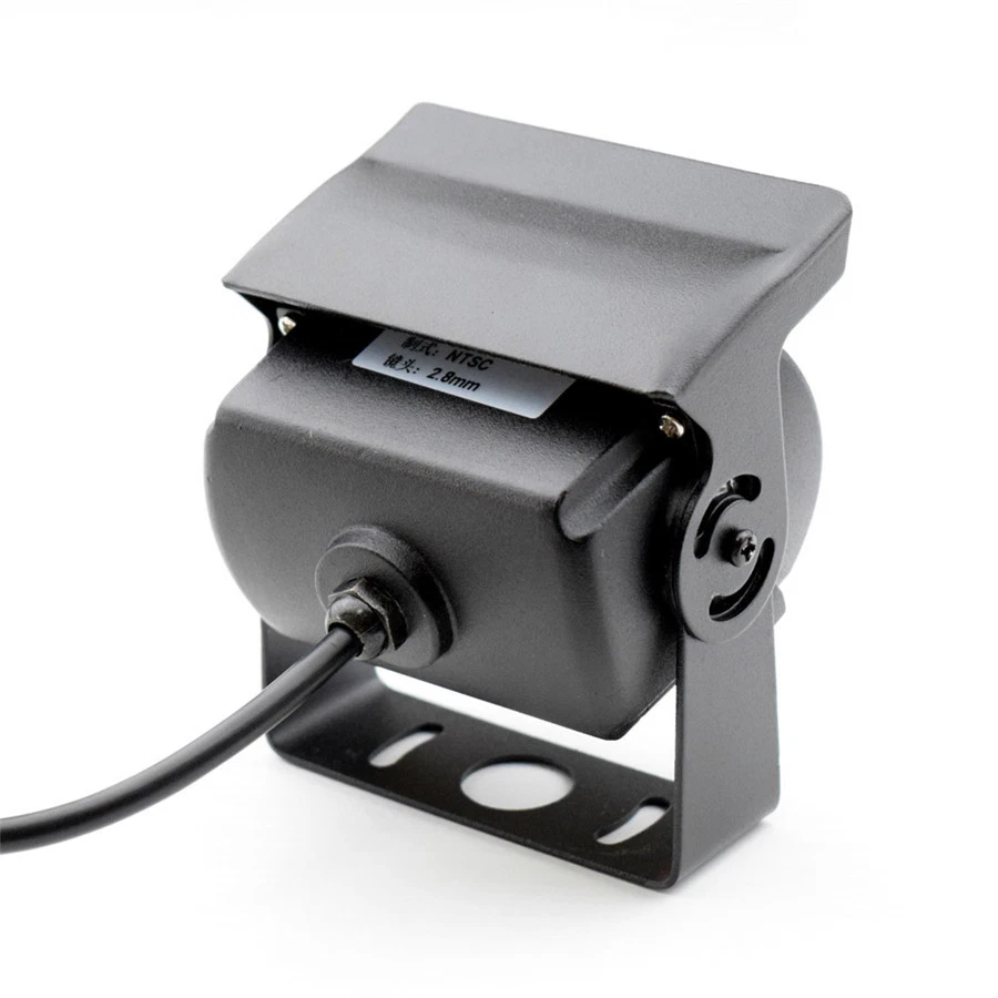 Cámara de visión trasera impermeable 170° gran angular camión autobús con 18 luces Foto 3 de 4