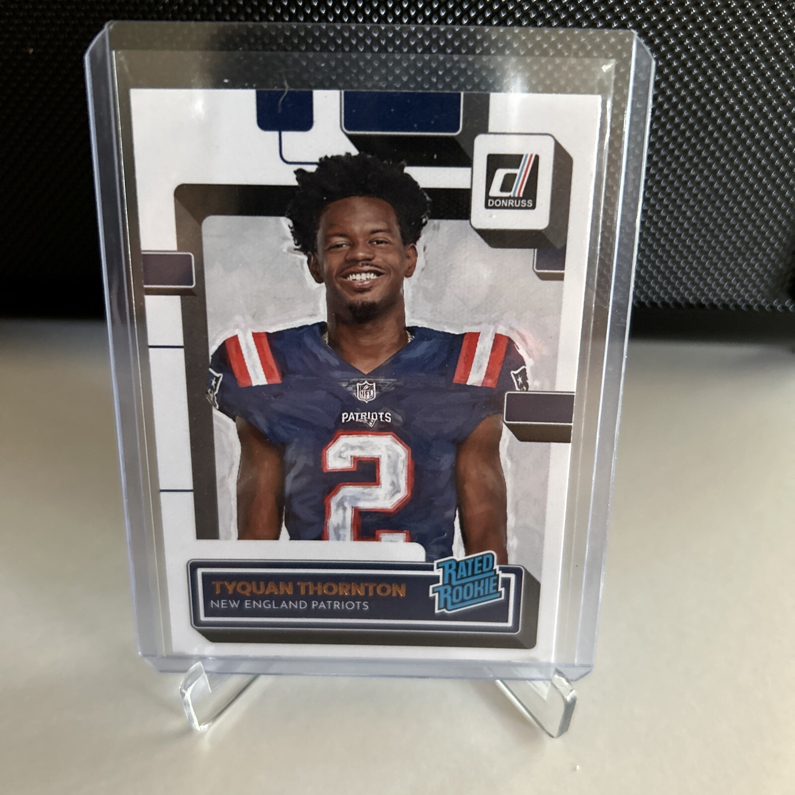 Tyquan Thornton 2022 Donruss Football Portrait Rated Rookie #332 Patriots