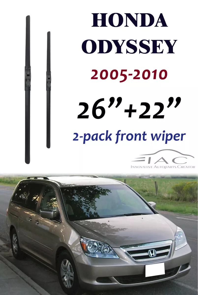 2007 odyssey 2024 wiper blade size