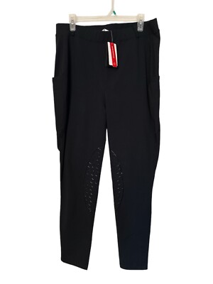 Baleaf Black Leggings W/pockets Equine Design Women s Size  2Xl 
