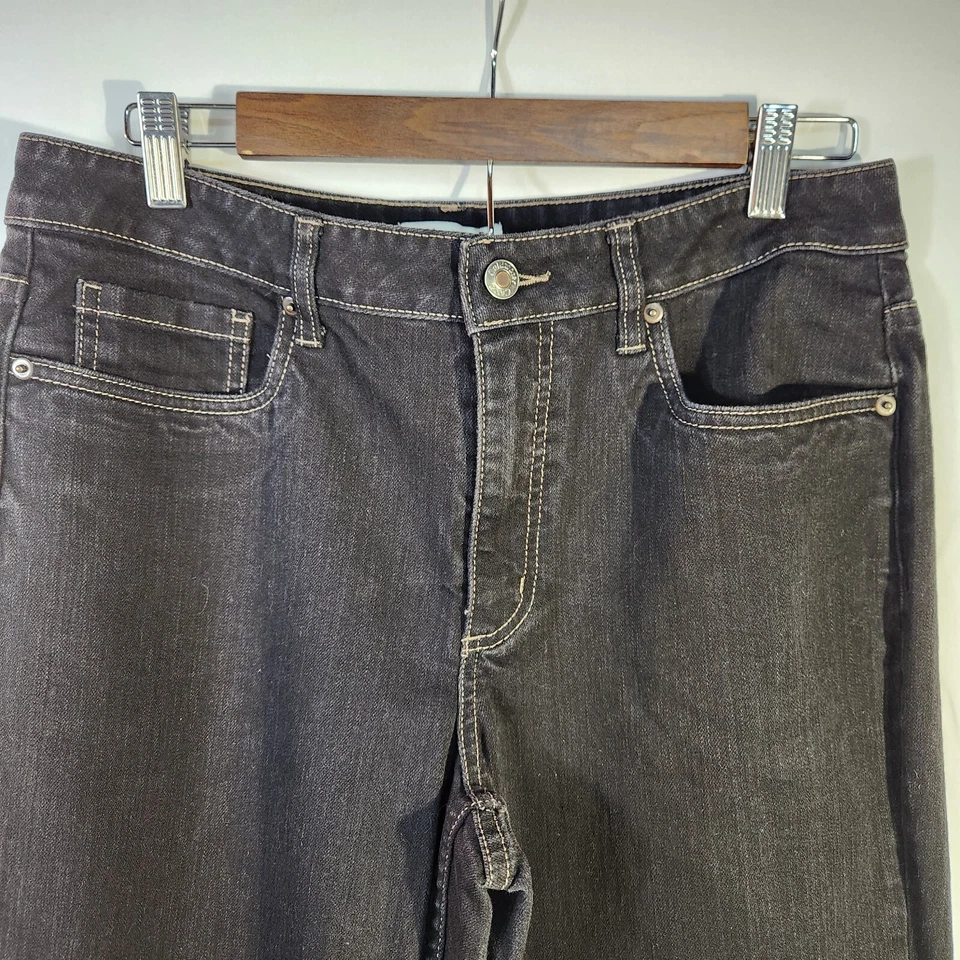 Jeans negros Cabin Creek corte natural talla 12 (CC-09) Foto 2 de 4