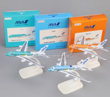 3PCS 16CM ANA AIRBUS A380 Passenger Airplane Diecast Aircraft Aeroplane Model
