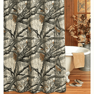 Mossy Oak Treestand Camo Shower Curtain Camouflage Bath