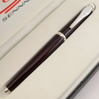 Montegrappa Ayrton Senna Burgundy Carbon Fiber Fountain Pen