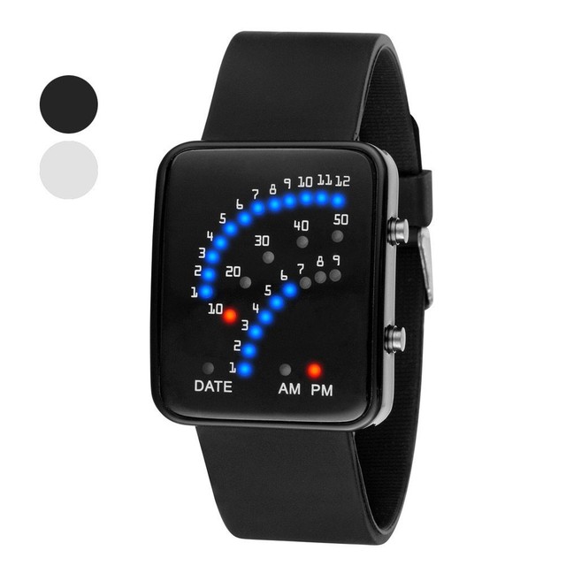 2020 New Sport Watch Relogio Casual Women Mens Futuristic Style Multicolor LED | eBay