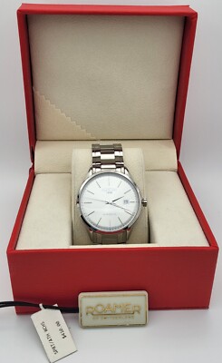 Roamer 508833 41 15 50 Superior 3H Men's Quartz Analog Silver
