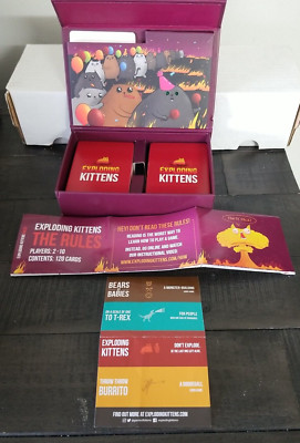 Exploding Kittens PARTY PACK EDITION,W/ Targeted Attack Cards & Instructions # 1