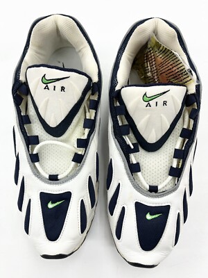 Size 11.5 - Nike Air Max 96 XX White Obsidian Scream Green for
