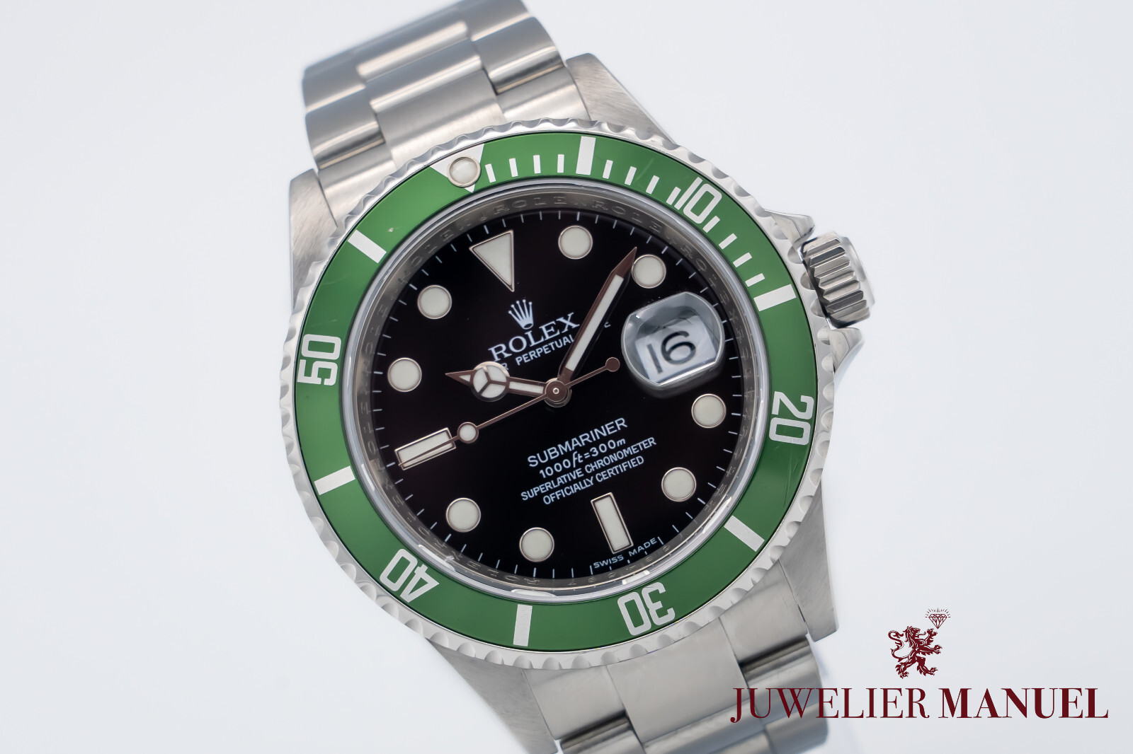 Rolex Submariner Date 16610LV Kermit 