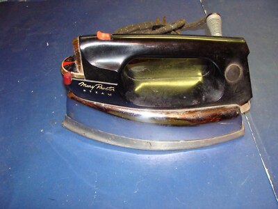 アメリカ　ビンテージ　アイロン　GE PROCTOR WESTERN Vintage Mary Proctor Steam Iron Tested & Working Proctor