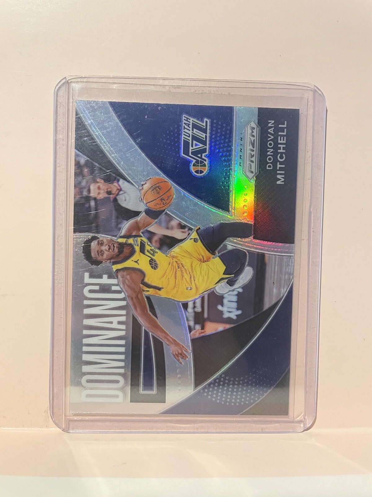 2021-22 Panini Silver Prizm DONOVAN MITCHELL HOLO Dominance Utah Jazz #11