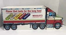 Wrigley’s Chewing Gum Die Cut Cardboard Advertising Semi Truck Store Display