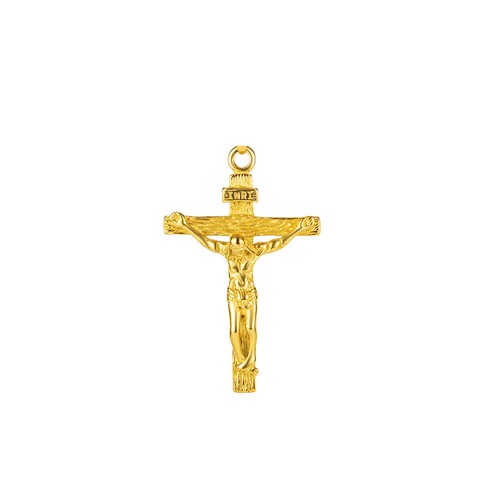 Men Stainless Steel Gold Silver Black Jesus Crucifix Pendant Chain Necklace AU - Picture 14 of 25