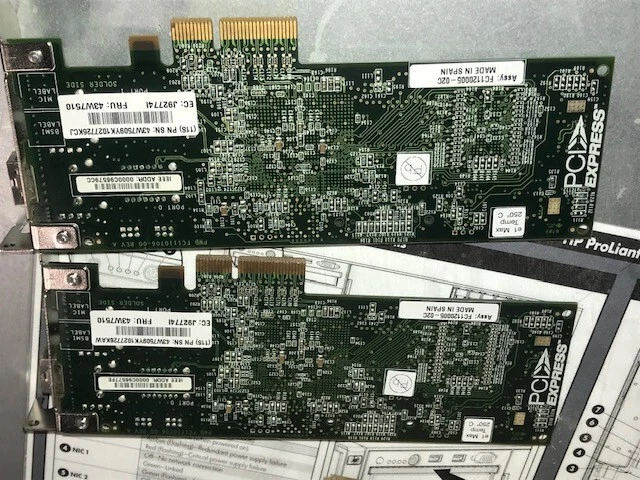 IBM Emulex LPE11000 FC High Profile 4GB PCI-E Fiber Channel 43W7510 - Image 2 of 4