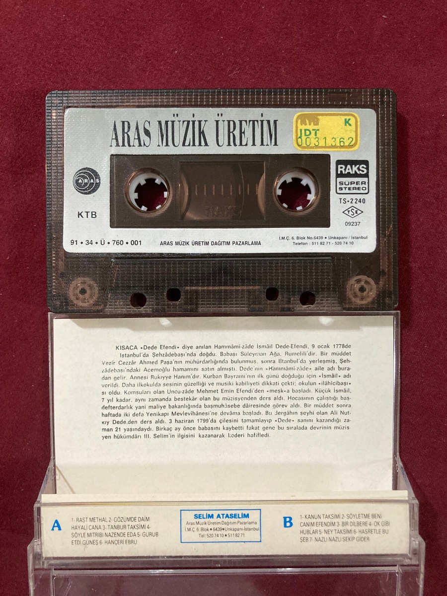Turkish Classical Music 90s Cassette Made in Turkey RARE | eBay