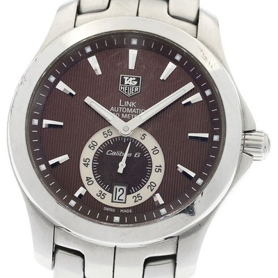 TAG HEUER Link Caliber 6 WJF211C Date Brown Dial Automatic  display picture 1