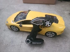 R/C Lamborghini Aventador RC Car 1/10 Scale Electric RTR World Tech Unboxed NNB