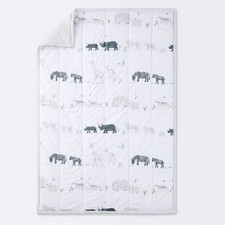 Crib Bedding Set - Two by Two Animals - 4pc - Cloud