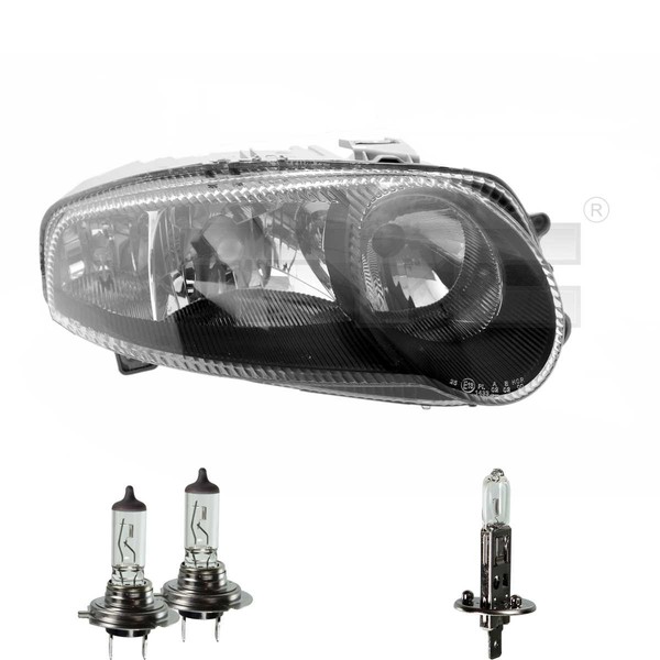 Scheinwerfer Links Schwarz H1/H7/H7 FüR Alfa Romeo 147 937 Inkl. Osram Lampen-image