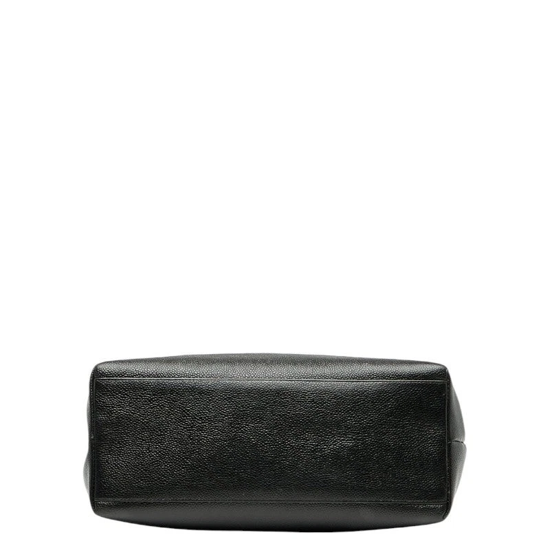 Chanel Coco Mark Caviar Skin Shoulder Bag Women Black One Size 590365 - Image 3 of 4