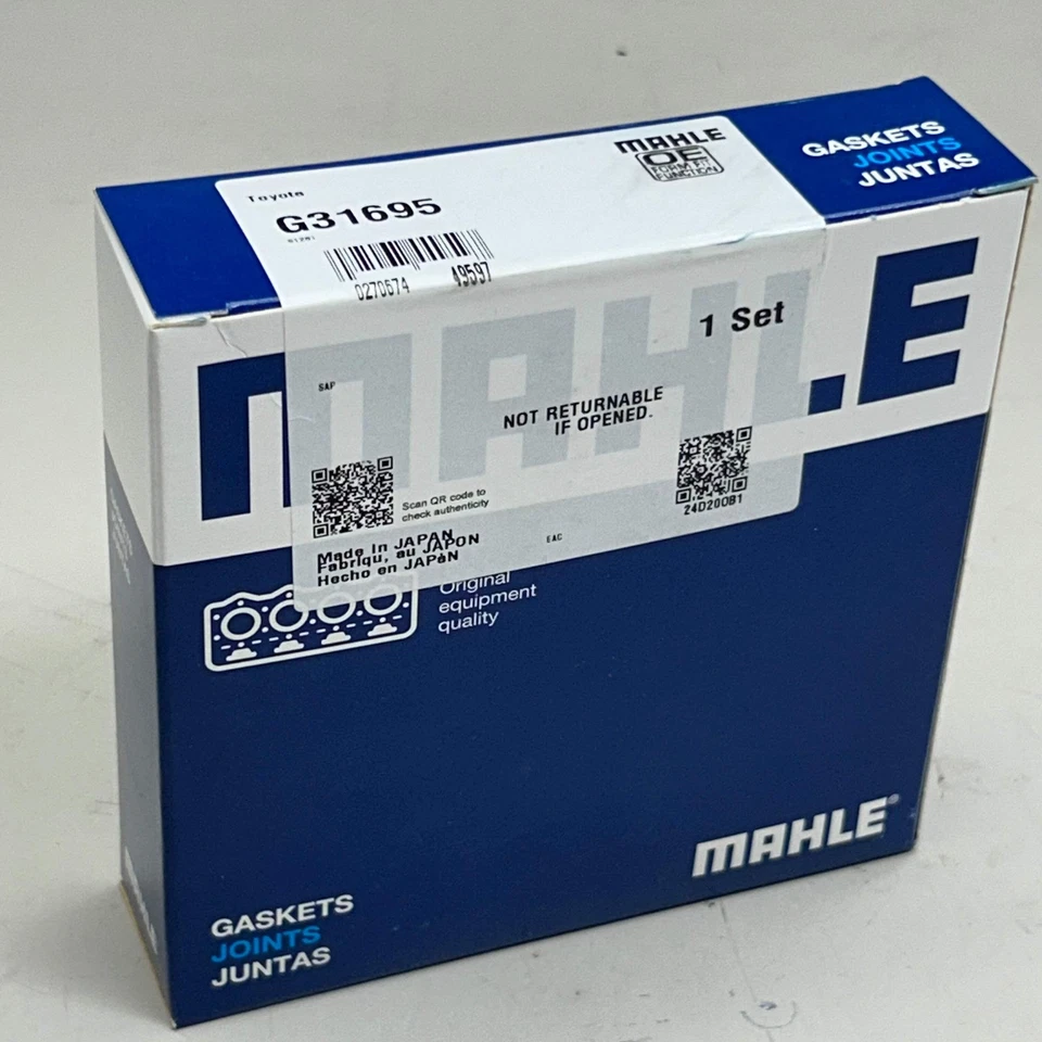 Junta de montagem do corpo do acelerador de injeção de combustível MAHLE para Lexus e Toyota G31695 - Imagem 2 de 4